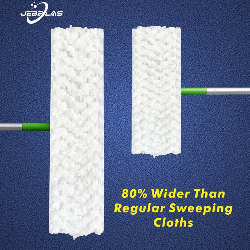 JEBBLAS XL Pet Dry Sweeping Cloth Refills Heavy Duty Mop Pads Multi Surface Refills for Floor Mopping and Cleaning,Disposable Sweeping Cloth for XL Sweeper, Pack of 40 Pcs - Image 4